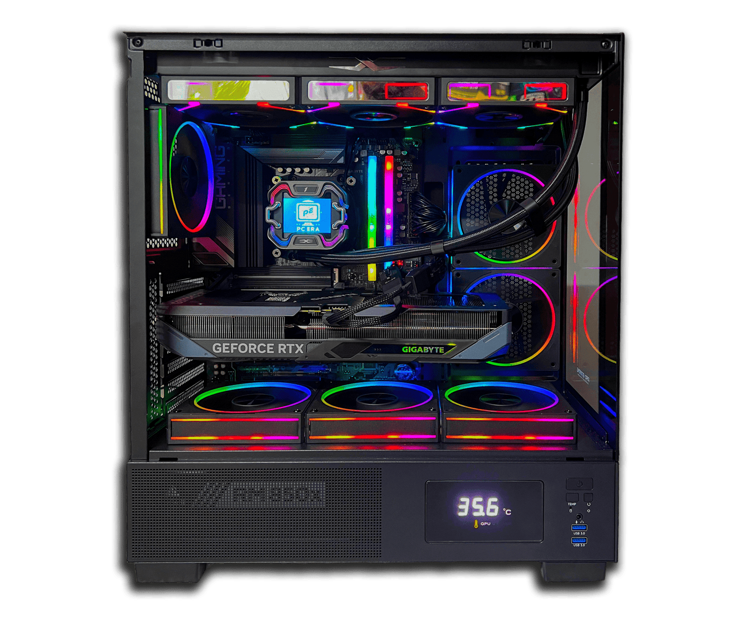 Calculator Gaming AMD Ryzen 7 7800X3D 5.0 GHz, 32 GB DDR5, 1TB SSD, Placa Video 8/12/16 GB - PCEra
