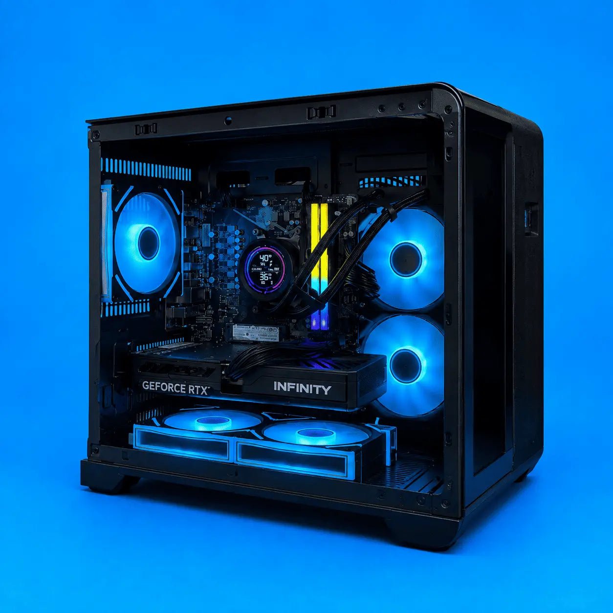 Calculator Gaming APEX – AMD Ryzen 5 9600X, 32GB DDR5, 1TB SSD + 1TB HDD, Placa Video AMD / nVidia 8GB - PC Era