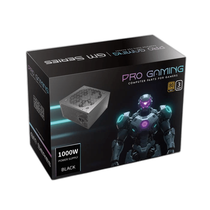 Sursa PC Modulara ProGaming 1000W, 80+ Gold, DC - DC, Active PFC,Negru - PC Era