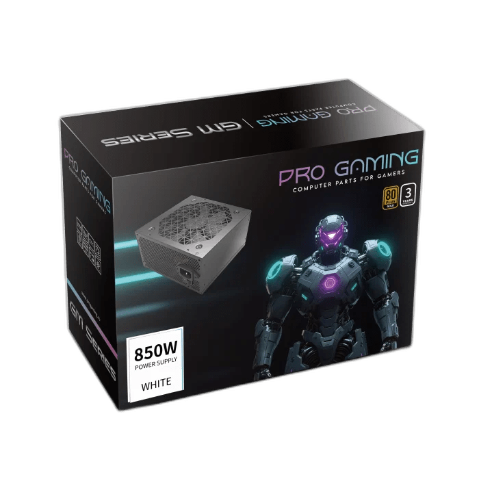 Sursa PC Modulara ProGaming 850W, 80+ Gold, DC - DC, Active PFC,Alb - PC Era