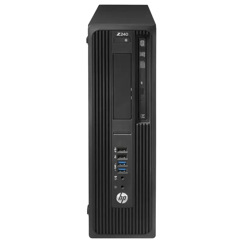 Workstation HP Z240 SFF, Intel Kaby Lake Xeon E3 - 1245 V6 (echivalent i7 7700), 16GB DDR4, SSD NVME 256GB + HDD 500GB, DVD - RW - PCEra