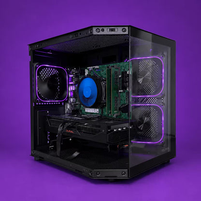 Calculator Gaming Fury B – Intel i5-9400, 32GB DDR4, 1TB SSD + 500GB HDD, Placa Video AMD / nVidia 8GB