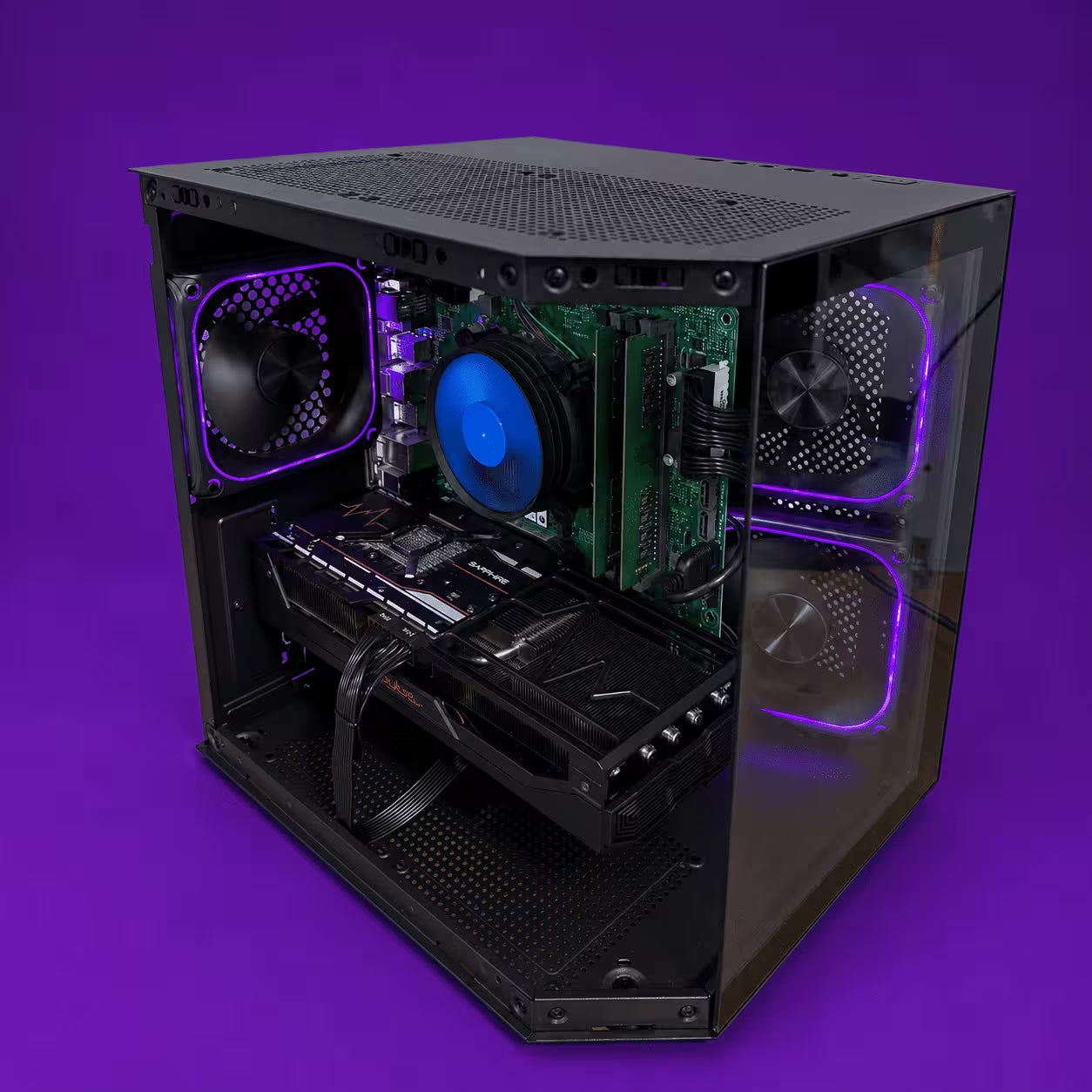 Calculator Gaming Fury B – Intel i5-9400, 32GB DDR4, 1TB SSD + 500GB HDD, Placa Video AMD / nVidia 8GB
