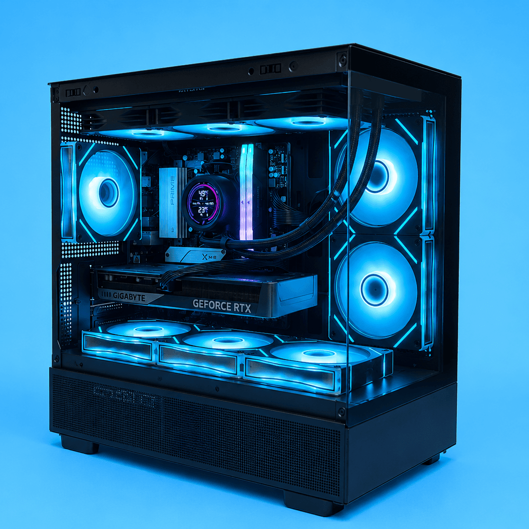 Calculator Gaming APEX – AMD Ryzen 5 9600X, 32GB DDR5, 1TB SSD + 1TB HDD, Placa Video AMD / nVidia 8GB - PC Era