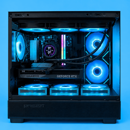 Calculator Gaming APEX – AMD Ryzen 5 9600X, 32GB DDR5, 1TB SSD + 1TB HDD, Placa Video AMD / nVidia 8GB - PC Era