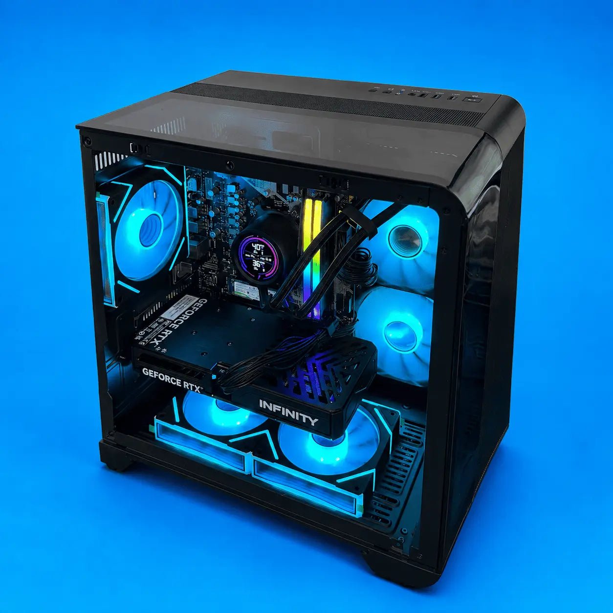 Calculator Gaming APEX – AMD Ryzen 5 9600X, 32GB DDR5, 1TB SSD + 1TB HDD, Placa Video AMD / nVidia 8GB - PC Era