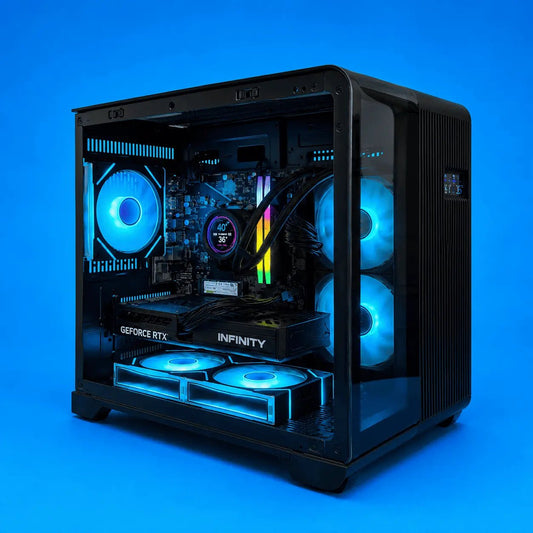 Calculator Gaming APEX – AMD Ryzen 5 9600X, 32GB DDR5, 1TB SSD + 1TB HDD, Placa Video AMD / nVidia 8GB - PC Era