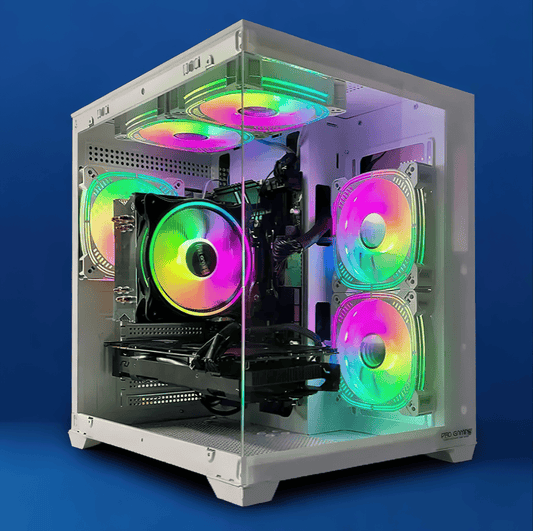 Calculator Gaming ASTRALIS W - Intel Core I5 14400F Turbo 4.7 GHz, 32 GB DDR4, 512 GB SSD, 500 GB HDD, Placa Video 8GB - PC Era