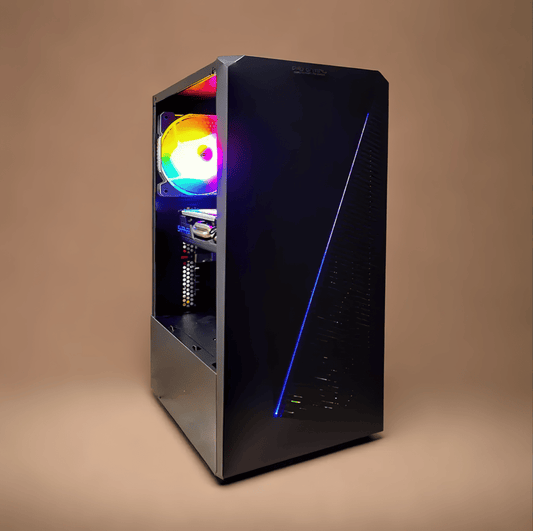 Calculator Gaming Echo PERFORMANCE - Intel Xeon 1220 V2 ( i5 - 4440 ), 16 GB DDR3, 128 GB SSD + Hard Disk 500 GB, AMD RX 570 4 GB - PC Era