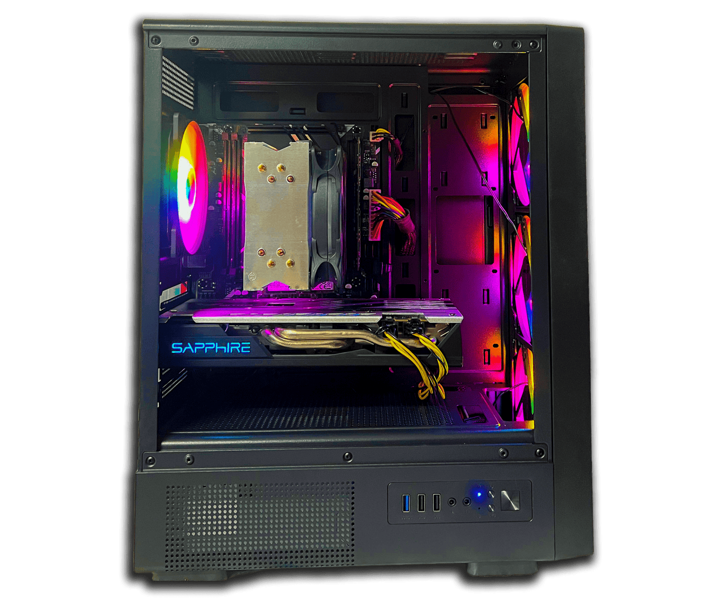 Calculator Gaming Onyx PERFORMANCE B - Intel Xeon 2670 V3 ( i7 - 9700 ), 16 GB DDR4, 256 GB SSD M2 + Hard Disk 1TB, AMD RX 570 4 GB - PCEra