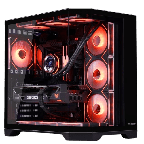 Carcasa ProGaming Banshee Black, ATX, 7 Ventilatoare ARGB + Telecomanda, Negru - PC Era
