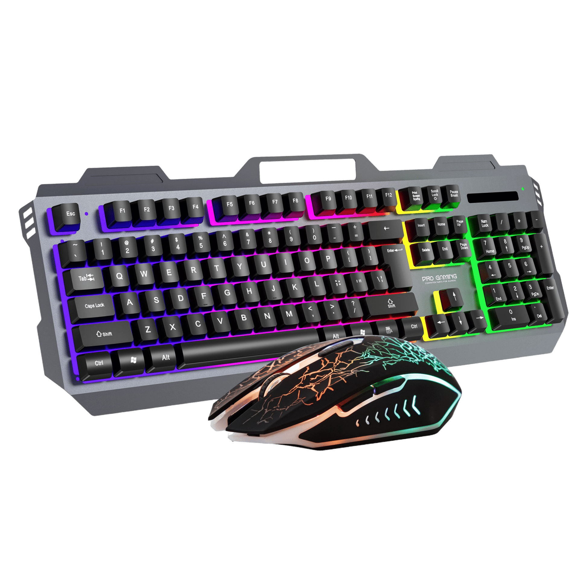 🎁 Kit Mouse + Tastatura RGB Pro Gaming K250, Kit 2 in 1 (100% off) - PC Era