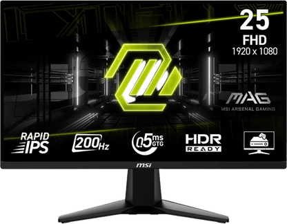 Monitor Gaming 200 HZ - MSI MAG 255F E20, 24.5 Inch, Grad A+ (Refurbished) - PC Era