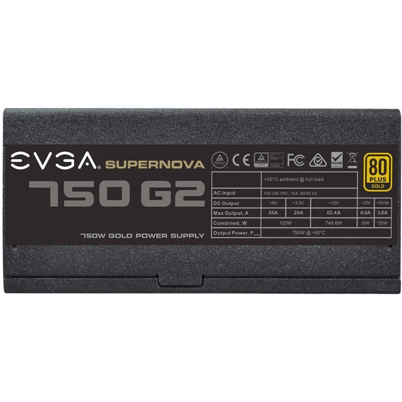 Sursa 750W EVGA G2 Gold Modular Certificare 80+ ATX Black - PCEra
