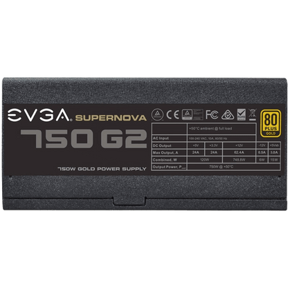 Sursa 750W EVGA G2 Gold Modular Certificare 80+ ATX Black - PCEra
