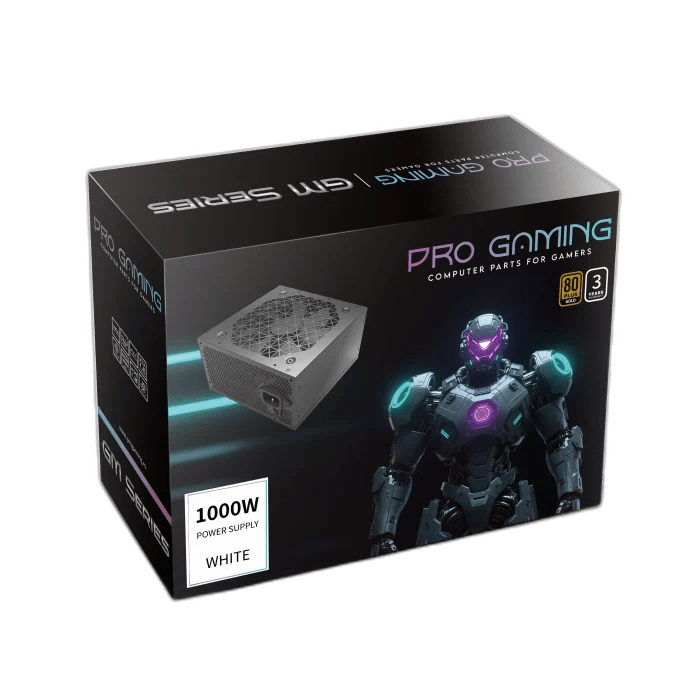 Sursa PC Modulara ProGaming 1000W, 80+ Gold, DC - DC, Active PFC,Alb - PC Era