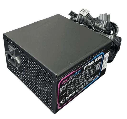 Sursa PC ProGaming PG750W Silver, 750W, 80+ Silver, Active PFC, Ultra Quiet - PC Era