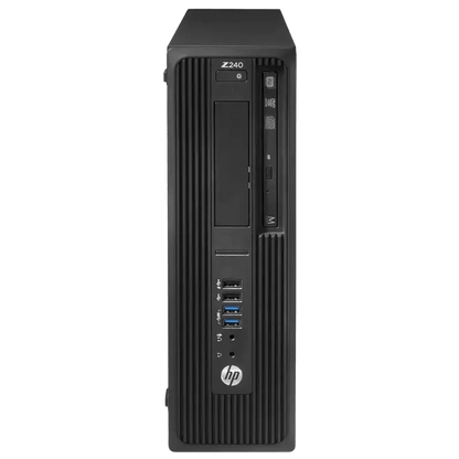 Workstation HP Z240 SFF, Intel Kaby Lake Xeon E3 - 1245 V6 (echivalent i7 7700), 16GB DDR4, SSD NVME 256GB + HDD 500GB, DVD - RW - PCEra