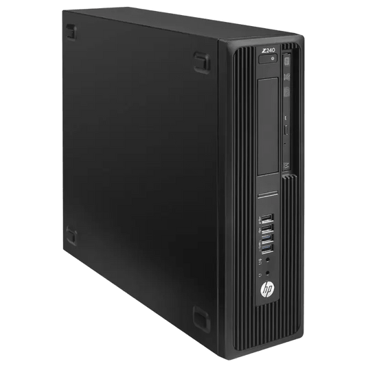 Workstation HP Z240 SFF, Intel Kaby Lake Xeon E3 - 1245 V6 (echivalent i7 7700), 16GB DDR4, SSD NVME 256GB + HDD 500GB, DVD - RW - PCEra
